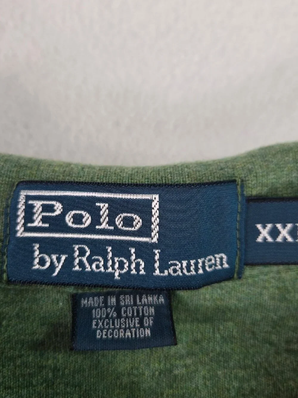 Polo Ralph Lauren Green Polo Shirt XXL